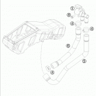 690 ENDURO ENGINE Вторичный sas пневматической системы