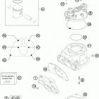 200 XCW ENGINE Цилиндр,головка цилиндров