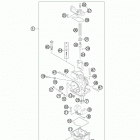 250 XC ENGINE Карбюратор