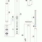 50 SX MINI CHASSIS Передняя вилка