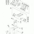 250 SXF CHASSIS Соединение рычагов