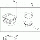 350 EXCF ENGINE Цилиндр