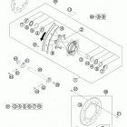 250 SXF CHASSIS Заднее колесо