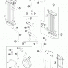 250 XCFW ENGINE Система охлаждения