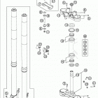 990 ADV BAJA CHASSIS Передняя вилка