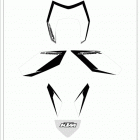 690 ENDURO CHASSIS Наклейки