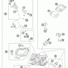 250 XCFW ENGINE Корпус Дросселя