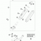 250 SXF CHASSIS Глушитель