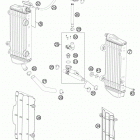 250 XCW ENGINE Система охлаждения