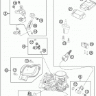 350 EXCF ENGINE Корпус Дросселя