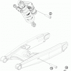 990 SMT CHASSIS Моно амортизатор