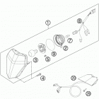 350 XCFW CHASSIS Фара
