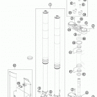 250 XCFW CHASSIS Передняя вилка