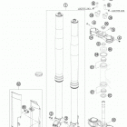 150 XC CHASSIS Передняя вилка