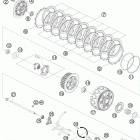 RC8R TRACK ENGINE Сцепление