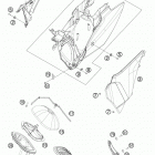 350 EXCF CHASSIS Воздушный фильтр