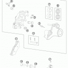 990 ADVR CHASSIS Тормозной суппорт задний