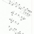 450 SXF ENGINE Механизм переключения