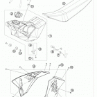 65 SX CHASSIS Бак,сидение