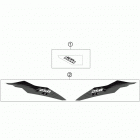 250 XC CHASSIS Наклейки