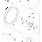65 SX CHASSIS Переднее колесо