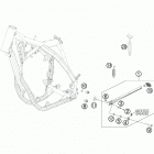 250 XCF CHASSIS Подножки
