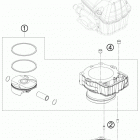 450 XCW ENGINE Цилиндр