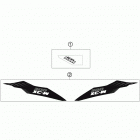 300 XCW CHASSIS Наклейки