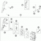 690 ENDURO CHASSIS Передний тормозной суппорт