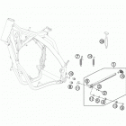 150 XC CHASSIS Подножки