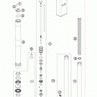 65 SX CHASSIS Передняя вилка