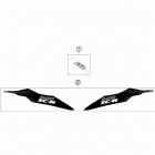 500 XCW CHASSIS Наклейки