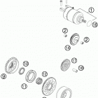 450 SXF ENGINE Электрический стартер