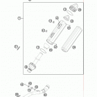 250 SXF CHASSIS Глушитель