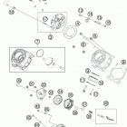 65 SX ENGINE Цилиндр