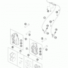 990 SMT CHASSIS Передний тормозной суппорт