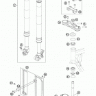 50 SX CHASSIS Передняя вилка