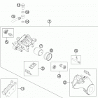 690 ENDURO CHASSIS Тормозной суппорт задний