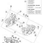 450 XCW ENGINE Картер двигателя