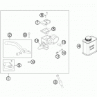 50 SX CHASSIS Hand break cylinder