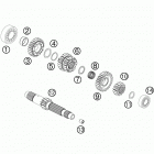 990 ADVR ENGINE Трансмиссия-ведомый вал