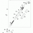 250 XCFW CHASSIS Глушитель