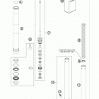 50 SX CHASSIS Передняя вилка