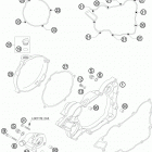 200 XCW ENGINE Кожух сцепления