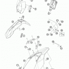690 ENDURO CHASSIS Обтекатель , крылья