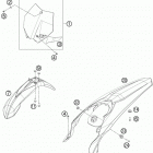 200 XCW CHASSIS Обтекатель , крылья