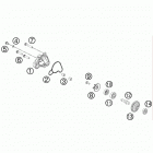 50 SX ENGINE Водяной насос