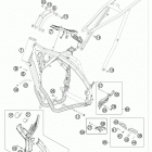 300 XCW CHASSIS Рама