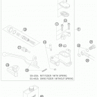 150 XC CHASSIS Главный цилиндр тормозной