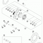 450 XCW CHASSIS Заднее колесо